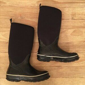 BAFFIN Meltwater Womens Size 6 Black Waterproof Neoprene Rubber Boots